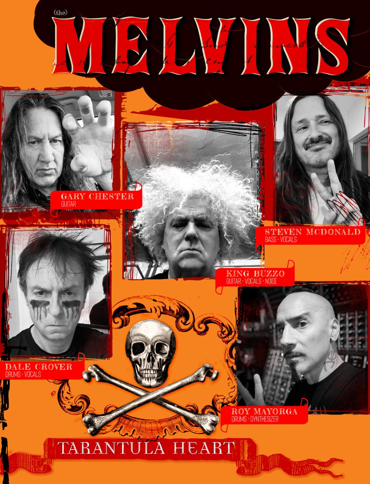 Melvins concert tour poster 2026